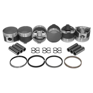 Porsche 911S 2.2/2.4 Cast Piston Set, C/R  8.5:1/9.1:1