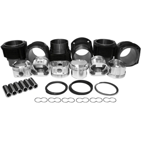 Porsche 911S 2.7L 92mm JE P&C kit  C/R 9.5:1 Cast Iron liner