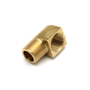 90 Degree 3/8" Male x 3/8" Female NPT Brass Fitting, Ea.