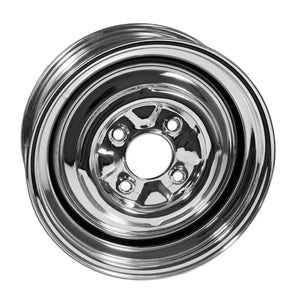 4 Lug Rim Chrome Smoothie 4/130 4.5" Wide