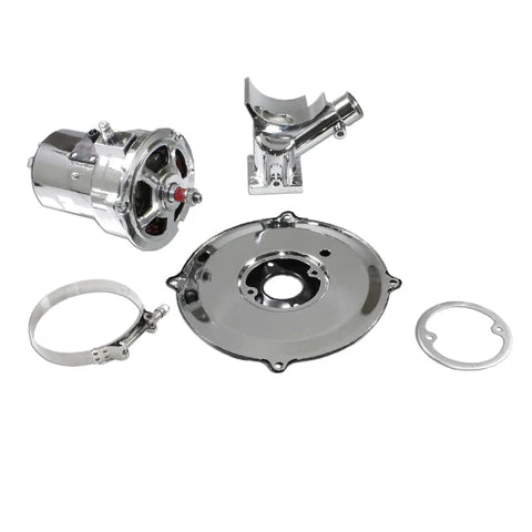 60 AMP Chrome Alternator Conversion Kit 4 PCS