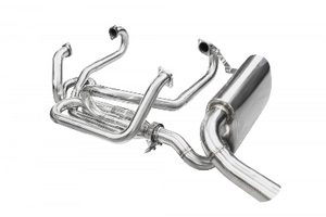 EMPI - 1-5/8 INCH STAINLESS STEEL SIDEFLOW/SIDEWINDER MERGED EXHAUST SYSTEM WITH J-PIPES - WITH S/STEEL V-BAND CONNECTION - 1600CC STYLE ENGINE - BUS TO-67 - SOLD EACH