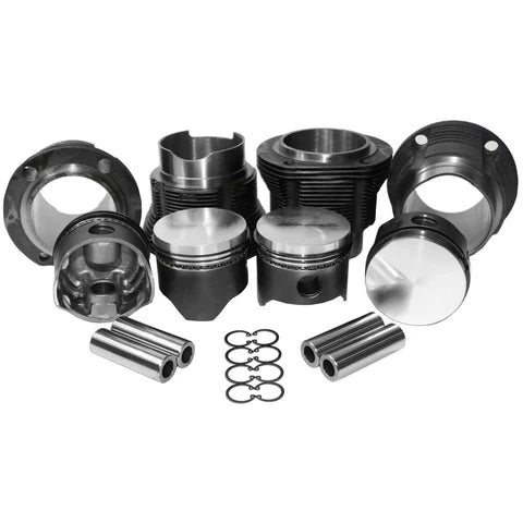 90mm 1.7 VW Type 4 Bus/ Porsche 914 Piston & Cylinders Kit "Flat Top"