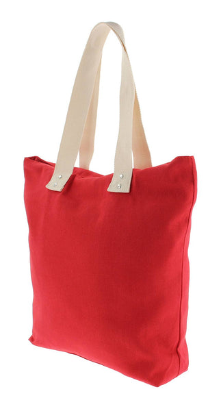 VW T1 Bus Canvas Shopper Bag - Red