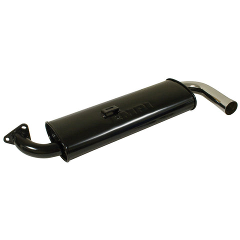 BLACK SINGLE MUFFLER ONLY FOR EMPI 3100 PREMIUM HEADER