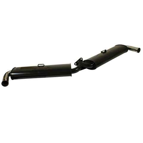 BLACK DUAL MUFFLER ONLY FOR EMPI 3100 PREMIUM HEADER