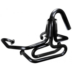 Bobcat Exhaust, 1-1/2" With U-Bend Stinger, Raw black 00-3460-0