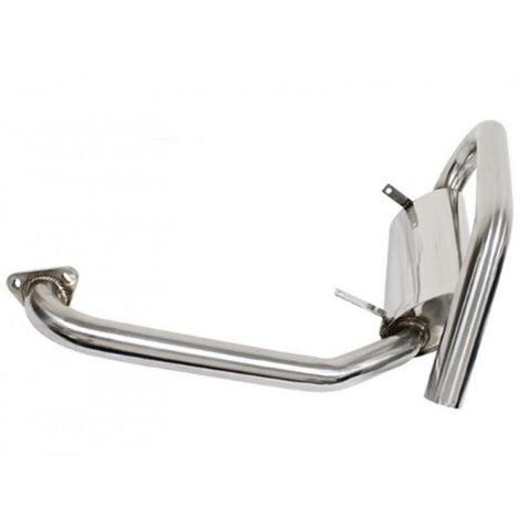 STAINLESS STEEL HIDEAWAY MUFFLER FOR P/N 3767 EXTRACTOR