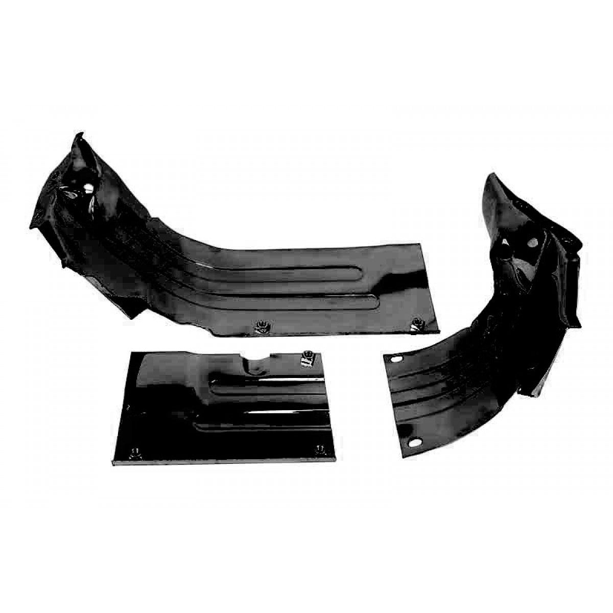 Heater Channel Kit, 3 pcs., Black