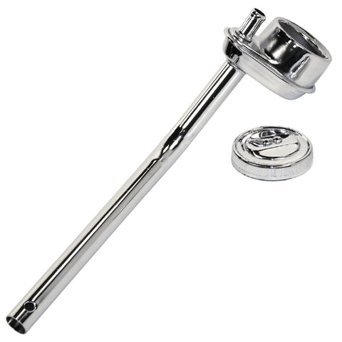 CHROME OIL FILLER W/OIL CAP & DRAIN TUBE FITS AIR-COOLED VW BUG ENGINE