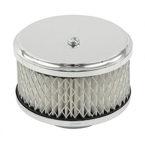 MINI AIR CLEANER, 4" Diameter, 3" Tall, 2-5/8" Inlet