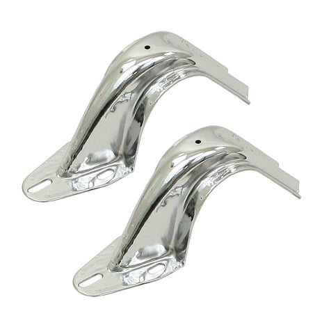 CHROME REAR DECK HINGE PR.