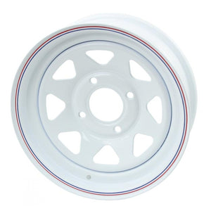 WHITE SPOKE 4 LUG, 10" WIDE