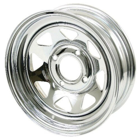 CHROME SPOKE 5 LUG, 6" WIDE