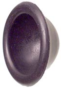 REAR APRON RUBBER CAP, seals area under engine lid lock catch, fits 1967 Beetle models, German