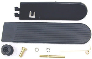 COMPLETE ACCELERATOR PEDAL KIT - WITH METAL PEDAL - COVER - ROLLER - PINS AND CLIPS - BEETLE/GHIA 67-79 / TYPE-3 64-73