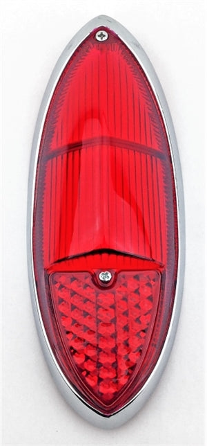 Empi 98-8616 Left Or Right Tail Light Lens 1960-69 Vw Karmann Ghia, Each