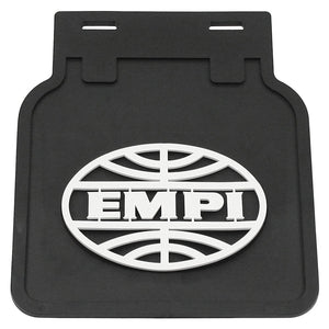 EMPI MUDFLAP BLACK/WHITE BUG, PAIR