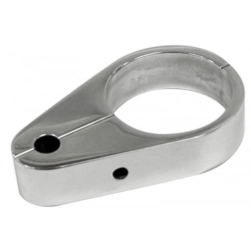 POLISHED ALUMINUM BRAKE LINE BRACKET / 1-1/2in / EACH