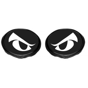 BLACK VINYL 5" LIGHT COVER, DUNE BUGGY VW BAJA BUG, PAIR