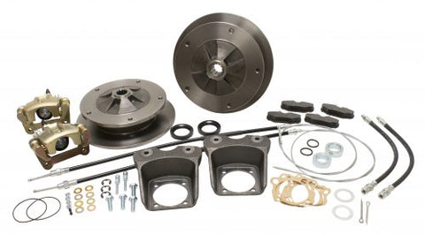 EMPI 22-2906-F VW BUG REAR DISC BRAKE KIT 1968-1972, 5 LUG VW PATTERN