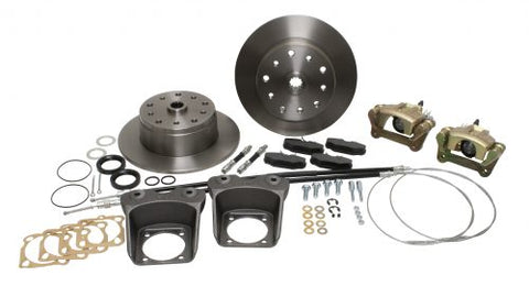 EMPI 22-2912-F VW BUG REAR DISC BRAKE KIT 1958-1967, 5 LUG PORSCHE/CHEVY PATTERN