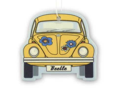 VW Beetle Air Freshener - Coconut/Yellow