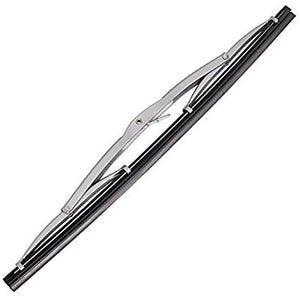 SILVER WIPER BLADE, FITS LEFT OR RIGHT SIDE VW BUG 1965-67, EACH