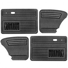 EMPI 4852 BLACK VINYL VW BEETLE DOOR PANELS W/ POCKETS 1958-1964, SET OF 4