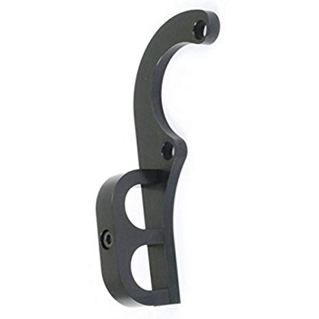 Billet Full Flow Oil Line Bracket, Black, Sold Each