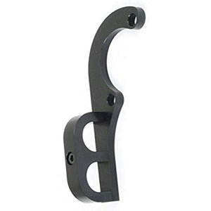 Billet Full Flow Oil Line Bracket, Black, Sold Each