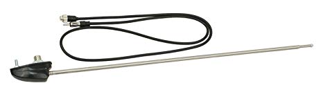 BLACK BASE ANTENNA FOR VW BUG OR BUS SINGLE SIDE MOUNT