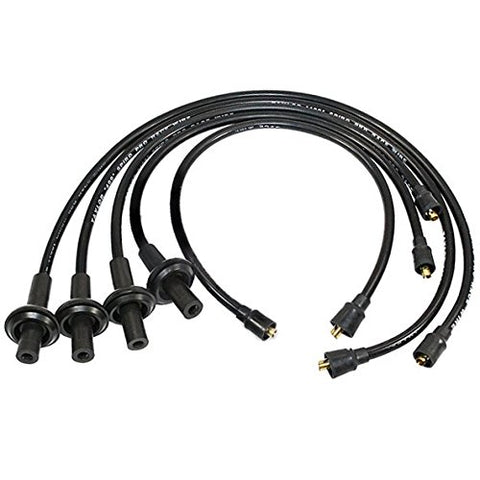 VW BUG SPARK PLUG WIRE SET TAYLOR SPIRO PRO 409 BLACK IGNITION WIRES