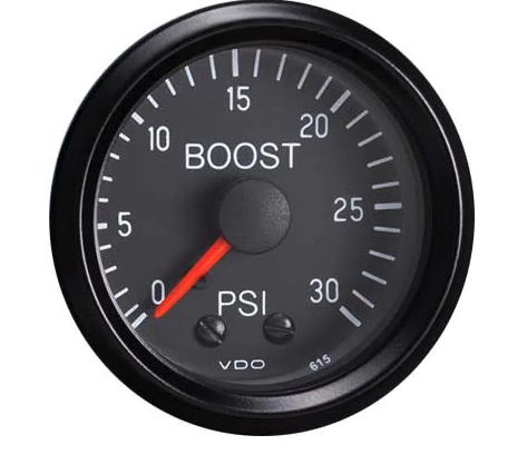 BOOST GAUGE, 0-30 PSI