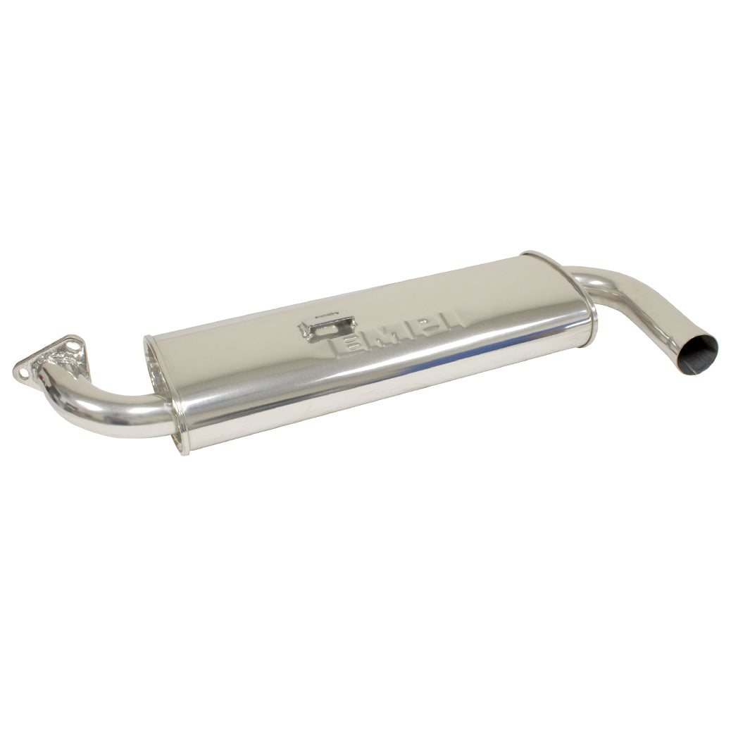 CERAMIC SINGLE MUFFLER ONLY FOR EMPI 3102 HEADER, VW BUG & GHIA