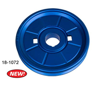 Stock Design Aluminum Crankshaft Pulley, Blue