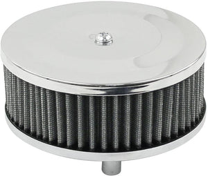 EMPI Chrome Air Cleaner Assembly, 4″ Tall, fits Stock VW Carb