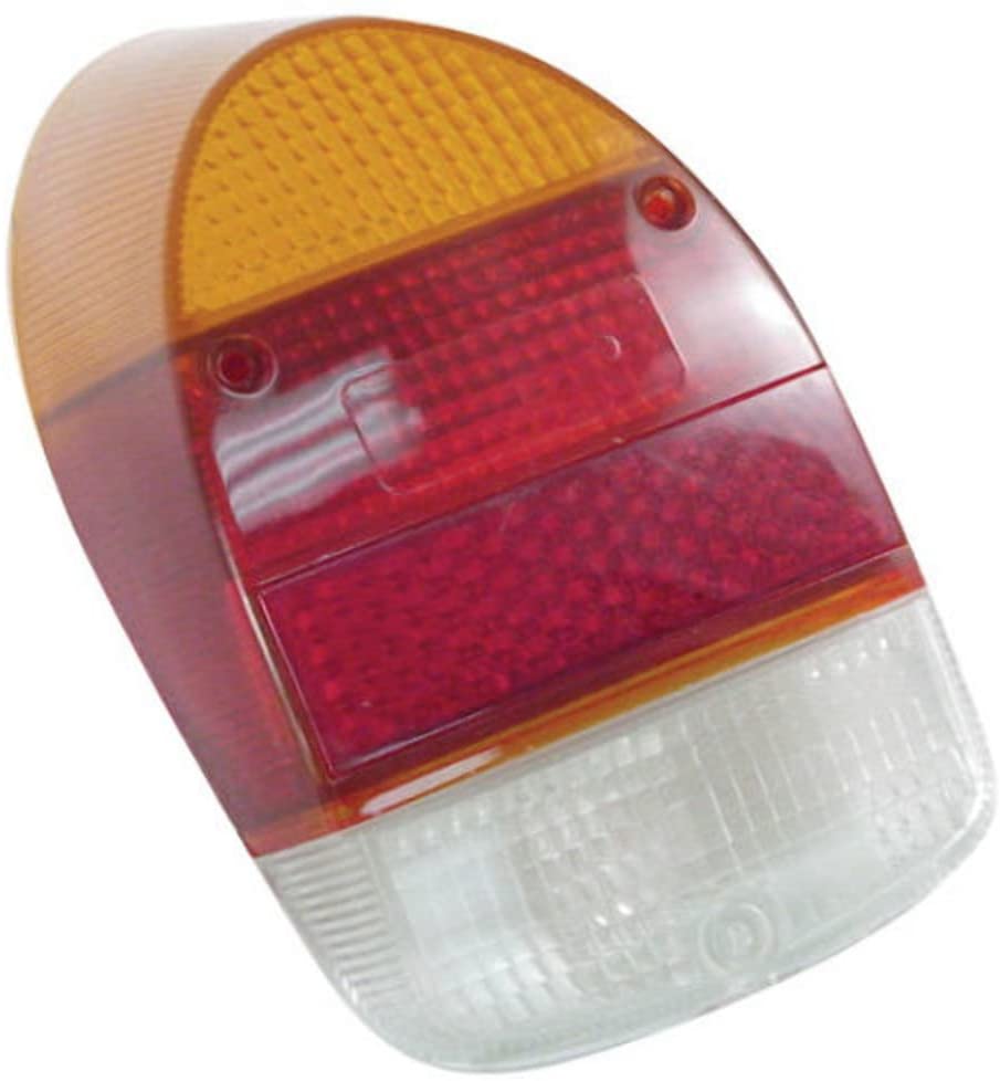 LEFT OR RIGHT TAIL LIGHT LENS 1968-70 VW BUG, EURO LENS, EACH