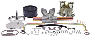 Single 40 HPMX Carb. Kits With Chrome Air Cleaners, Compatible With Type 1, 47-7315