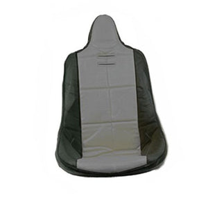 GREY VINYL HIGH BACK POLY SEAT COVER