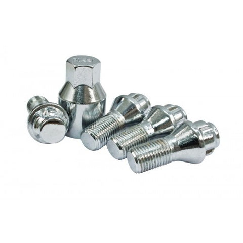 14mm-1.5, 60 Degree, Bolt, 23mm threaded area, Set of 4