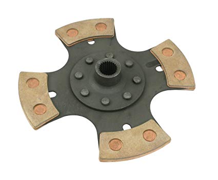 EMPI 4091 HEAVY DUTY 4 PUCK 200MM/8" RIGID CLUTCH DISC VW SPLINE HOLE