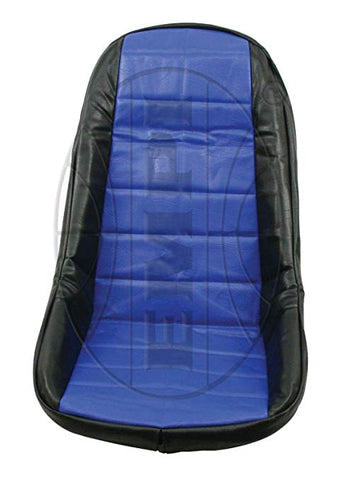 BLUE VINYL LOW BACK BUCKET SEAT COVER. DUNE BUGGY VW BAJA BUG, EACH