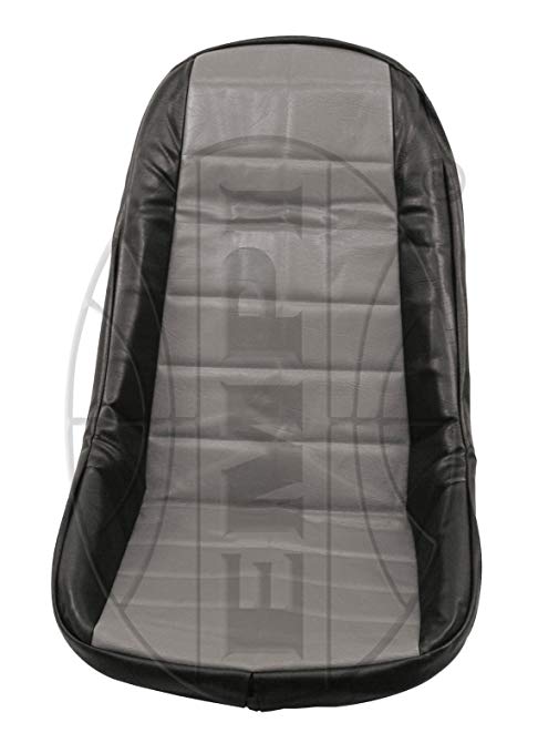 GREY VINYL LOW BACK BUCKET SEAT COVER. DUNE BUGGY VW BAJA BUG, EACH