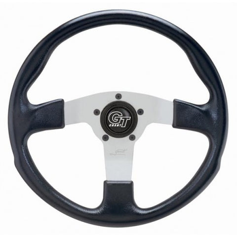 SILVER RALLY STEERING WHEEL/13/3 DISH