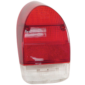 LEFT TAIL LIGHT LENS 1971-72 VW BUG/SUPER BEETLE, RED LENS, EACH