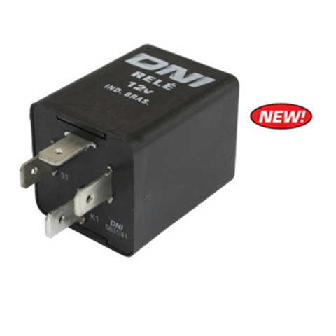 Turn Signal Flasher Relay, 12-Volt, 4 Prong, VW Type-1-2-3 68-70 EMPI 98-8713-B