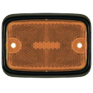 SIDE MARKER LENS TYPE 2 VW BUS 1975-1979, AMBER/BLACK, EACH