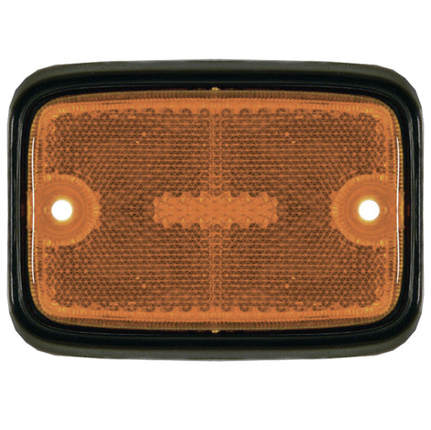 SIDE MARKER LENS TYPE 2 VW BUS 1975-1979, AMBER/BLACK, EACH