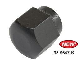 Empi 98-9647 Wiper Arm To Shaft Cap Nut, Black, Pair